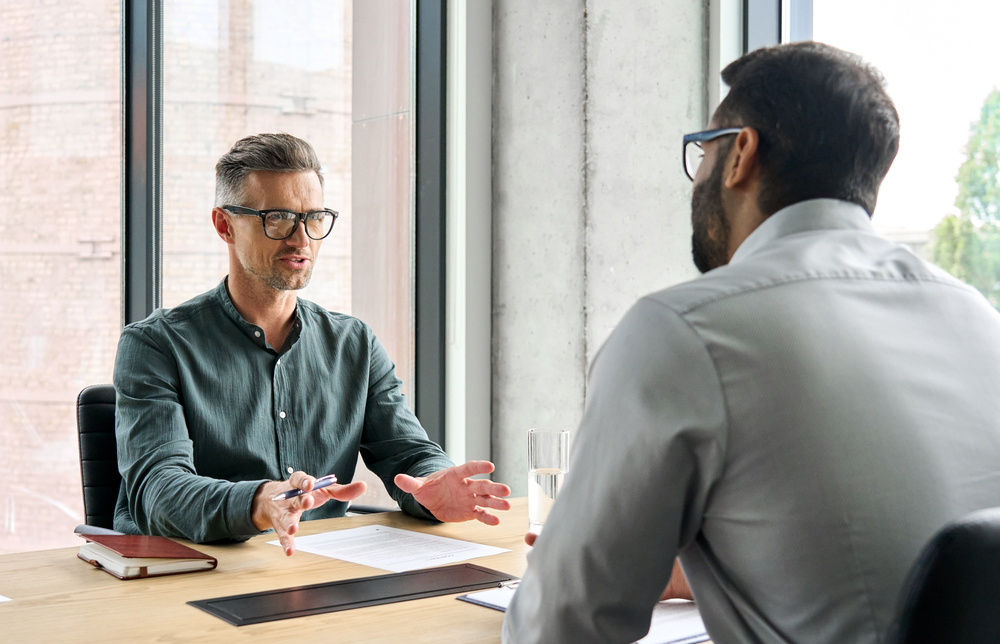 A merchant provider walking a client through how to get a merchant account with bad credit.