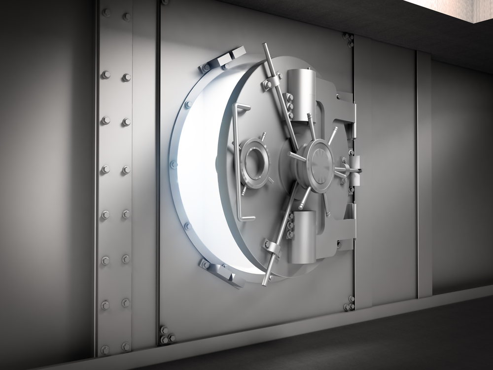 Silver bank vault side photo symbolize Online Payment Gateways